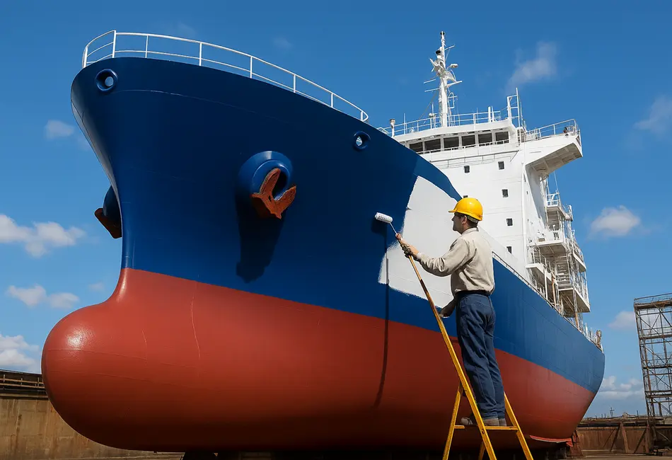 رنگ آمیزی کشتی باژاک